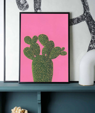 CACTUS ON PINK